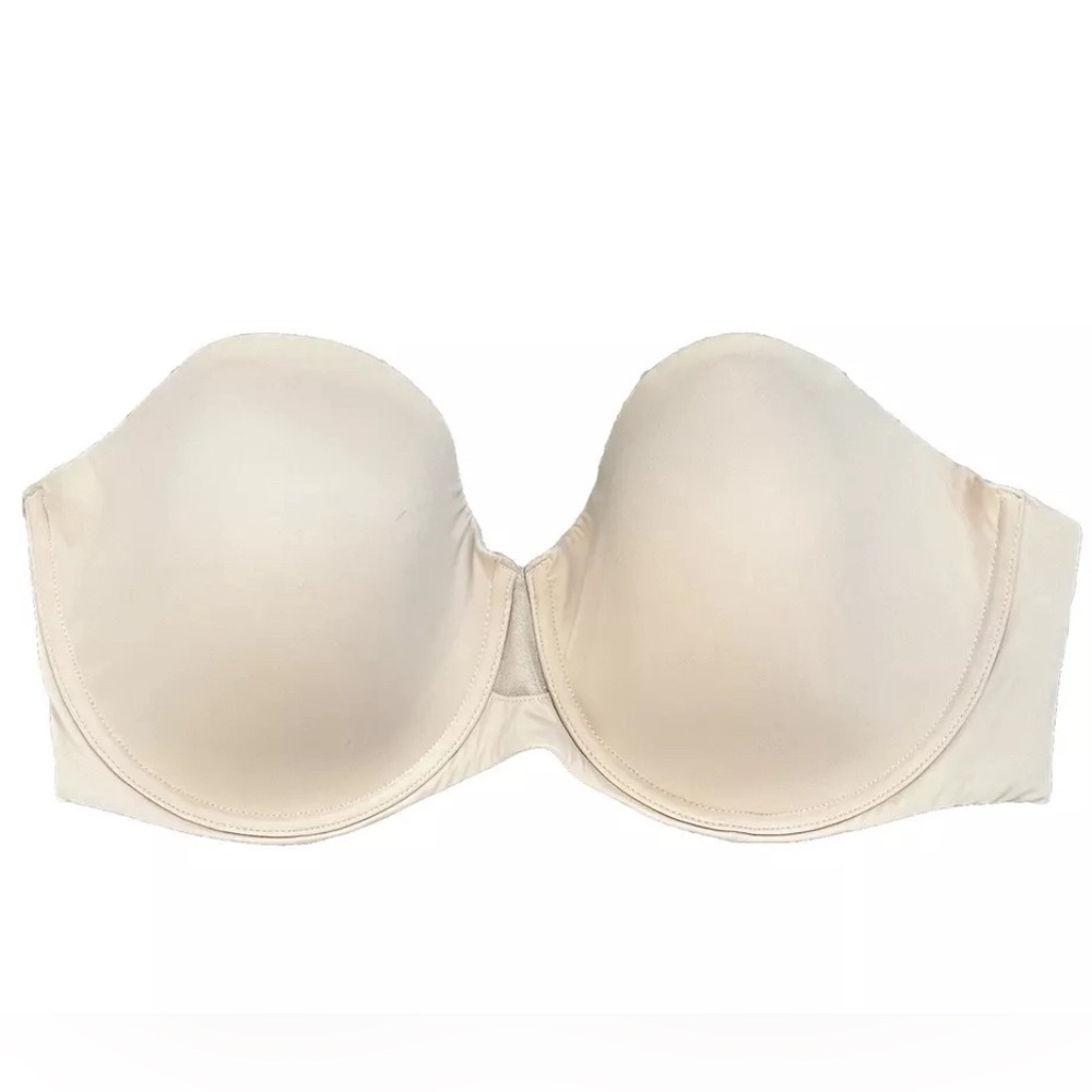 Aisilin Strapless Bra in size 34G 34DDDD Nude Beige